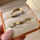 Alianças Malu com Anel aparador