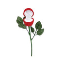 Porta alianças rosa com cabo