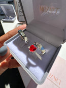 Alianças Chanfradas + Anel Romance