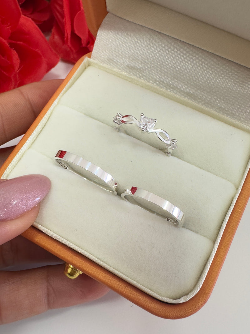 Alianças Classic + Anel Lilly