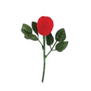 Porta alianças rosa com cabo