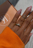 Alianças Tradicionais + Anel cravejado