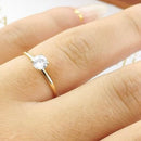 Anel solitário Feelings