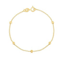 Pulseira bolinhas Ouro 18k